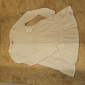 Brand New A.U.W. white tiered dress